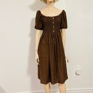 Eyelet dress